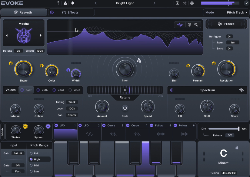Minimal Audio Evoke